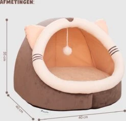 Kattenmand - Kattenhuis - Kattenbed - Kattenhangmat - Poezenmand - Kattenkussen - 40 Cm 16 Kattenmand - Kattenhuis - Kattenbed - Kattenhangmat - Poezenmand - Kattenkussen - 40 Cm -Kattenbenodigdheden 1200x1147 2