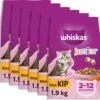 Whiskas Junior - Kattenbrokken - Kip - Zak 6 X 1,9 Kg -Kattenbenodigdheden 1200x1167 2