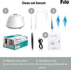 Filo Elektrisch Rijdend Kattenspeelgoed Met Laser - Rijdend Kattenspeeltje - Automatisch Interactief Speelgoed Katten - Kattencadeaus - Elektronisch Speelgoed Kittens - Kat - Kitten - Laserspeelgoed - Kado 19 Filo Elektrisch Rijdend Kattenspeelgoed Met Laser - Rijdend Kattenspeeltje - Automatisch Interactief Speelgoed Katten - Kattencadeaus - Elektronisch Speelgoed Kittens - Kat - Kitten - Laserspeelgoed - Kado -Kattenbenodigdheden 1200x1170 8