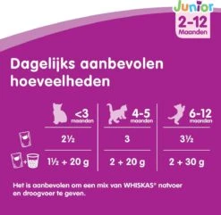 Whiskas Junior Katten Natvoer - Classic Selectie In Saus - 48 X 100g -Kattenbenodigdheden 1200x1172 2