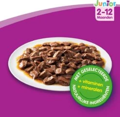 Whiskas Junior Katten Natvoer - Classic Selectie In Saus - 48 X 100g -Kattenbenodigdheden 1200x1172 4