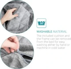 Navaris Hangmat Radiator Voor Katten - Kattenmand Voor Aan De Verwarming - Inclusief Uitneembaar Kussen - Tot 6 Kg 10 Navaris Hangmat Radiator Voor Katten - Kattenmand Voor Aan De Verwarming - Inclusief Uitneembaar Kussen - Tot 6 Kg -Kattenbenodigdheden 1200x1174 11