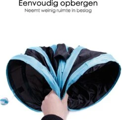 Merkloos Kattentunnel - Opvouwbaar - 3 Gangen - Voor Binnen En Buiten -Kattenbenodigdheden 1200x1174 13