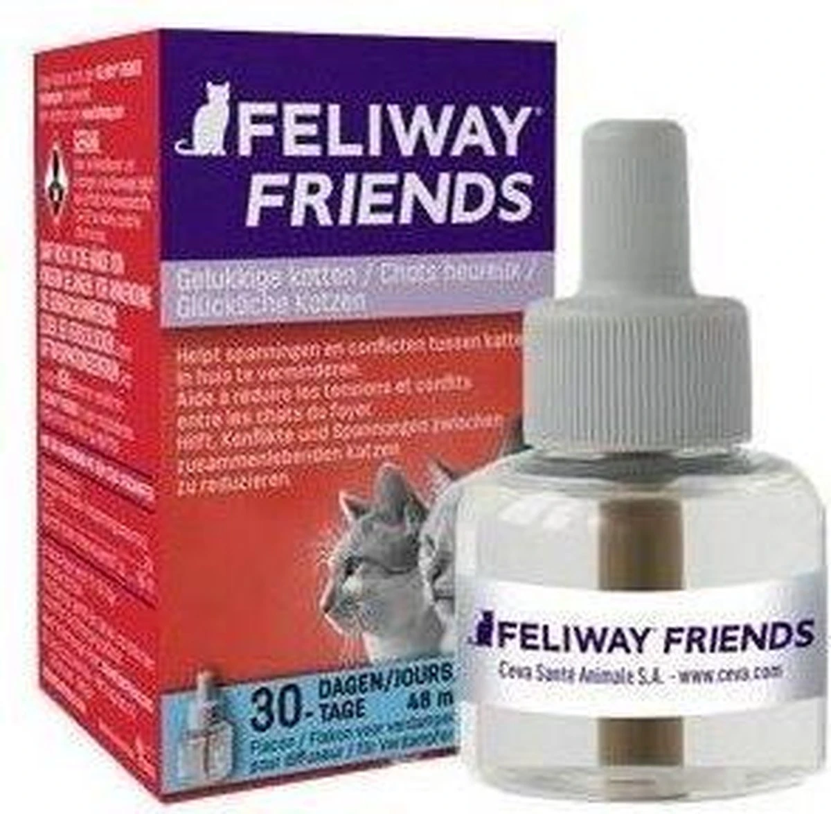 Feliway Friends - Navulling - 1 X 48 Ml - Anti-conflict Voor Katten 11 Feliway Friends - Navulling - 1 X 48 Ml - Anti-conflict Voor Katten - Afbeelding 9