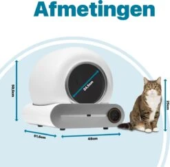BOME Automatische Kattenbak - Zelfreinigende Kattenbak - Met App En Touchscreen - 65L 21 BOME Automatische Kattenbak - Zelfreinigende Kattenbak - Met App En Touchscreen - 65L -Kattenbenodigdheden 1200x1182 3