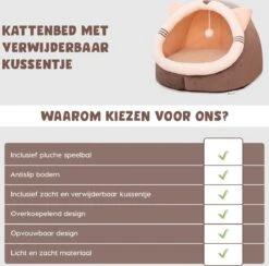 Kattenmand - Kattenhuis - Kattenbed - Kattenhangmat - Poezenmand - Kattenkussen - 40 Cm 19 Kattenmand - Kattenhuis - Kattenbed - Kattenhangmat - Poezenmand - Kattenkussen - 40 Cm -Kattenbenodigdheden 1200x1185 6