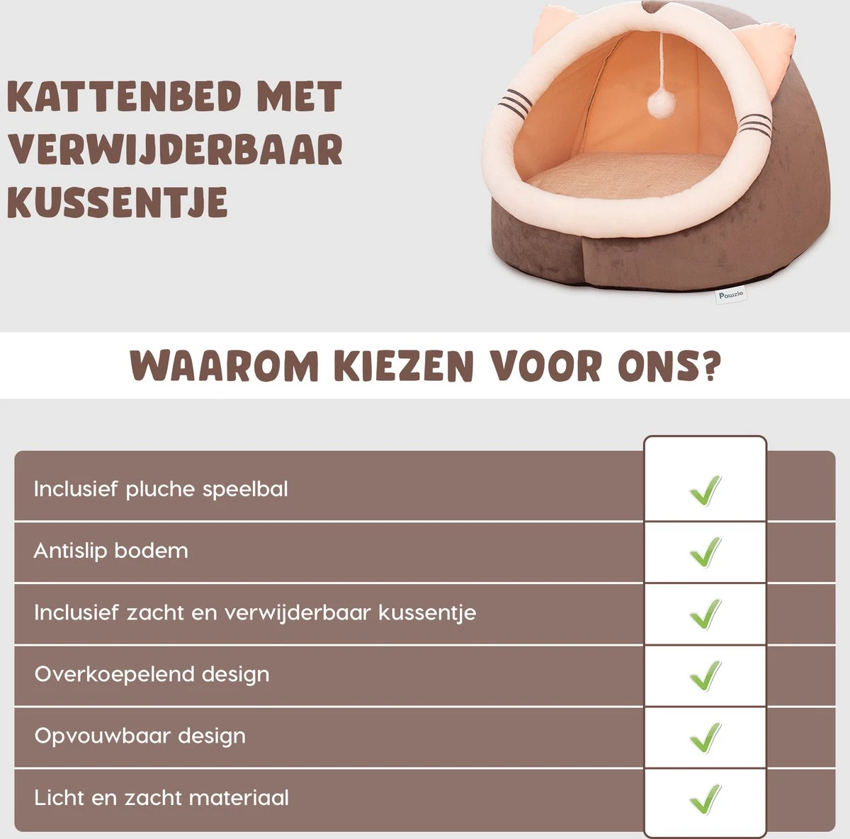 Kattenmand - Kattenhuis - Kattenbed - Kattenhangmat - Poezenmand - Kattenkussen - 40 Cm 10 Kattenmand - Kattenhuis - Kattenbed - Kattenhangmat - Poezenmand - Kattenkussen - 40 Cm - Afbeelding 8