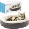 Petville Kattenmand - 50 Cm - Wasbaar - Donut - Waterbestendig - Grijs -Kattenbenodigdheden 1200x1195 10