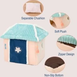 Merkloos Petsential Sakura Japanse Mand - Voor Katten (kattenmand) En Kleine Huisdieren (huisdierenmand) -Kattenbenodigdheden 1200x1195 8