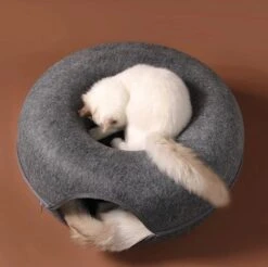 Merkloos A.K.A. Kattentunnel En Kattenmand In-1 – Kattenspeelgoed Speeltunnel Kattenhuis – Kattenhol Rond Kattenspeeltjes - Cat Cave Donut - Antraciet Vilt 17 Merkloos A.K.A. Kattentunnel En Kattenmand In-1 – Kattenspeelgoed Speeltunnel Kattenhuis – Kattenhol Rond Kattenspeeltjes - Cat Cave Donut - Antraciet Vilt -Kattenbenodigdheden 1200x1196 6
