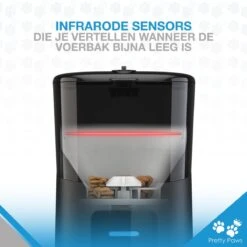 Pretty Paws PP005 Wifi Voerautomaat Zwart - Automatische Voerbak - Slimme Voerautomaat Met App - Instelbaar Voedingsschema - WIFI -Kattenbenodigdheden 1200x1199 24