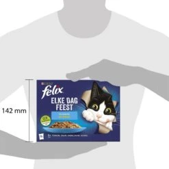 Felix Elke Dag Feest Vis Selectie In Gelei - Katten Natvoer - 4x12x85 Gr -Kattenbenodigdheden 1200x1200 146