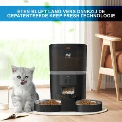 Pretty Paws QQ003 - Wifi Voermachine - Dubbele Voerbakjes - Zwart - Kat - 6L -Kattenbenodigdheden 1200x1200 214