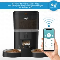 Pretty Paws QQ003 - Wifi Voermachine - Dubbele Voerbakjes - Zwart - Kat - 6L -Kattenbenodigdheden 1200x1200 215
