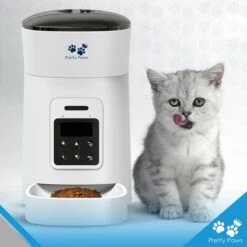 Pretty Paws PP002 Professionele Automatische Voerbak Kat- Stemrecorder - Voerautomaat - Katten Voerbak - Minimalistisch -Kattenbenodigdheden 1200x1200 253