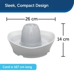 PetSafe® Streamside Ceramic Pet Fountain - Keramische Drinkfontein Voor Katten En Kleine Honden - Water Borrelt Zacht Over De Toren - Door Het Design Van Alle Kanten Bereikbaar - 1,8 Liter - PetSafe Streamside 18 PetSafe® Streamside Ceramic Pet Fountain - Keramische Drinkfontein Voor Katten En Kleine Honden - Water Borrelt Zacht Over De Toren - Door Het Design Van Alle Kanten Bereikbaar - 1,8 Liter - PetSafe Streamside -Kattenbenodigdheden 1200x1200 289