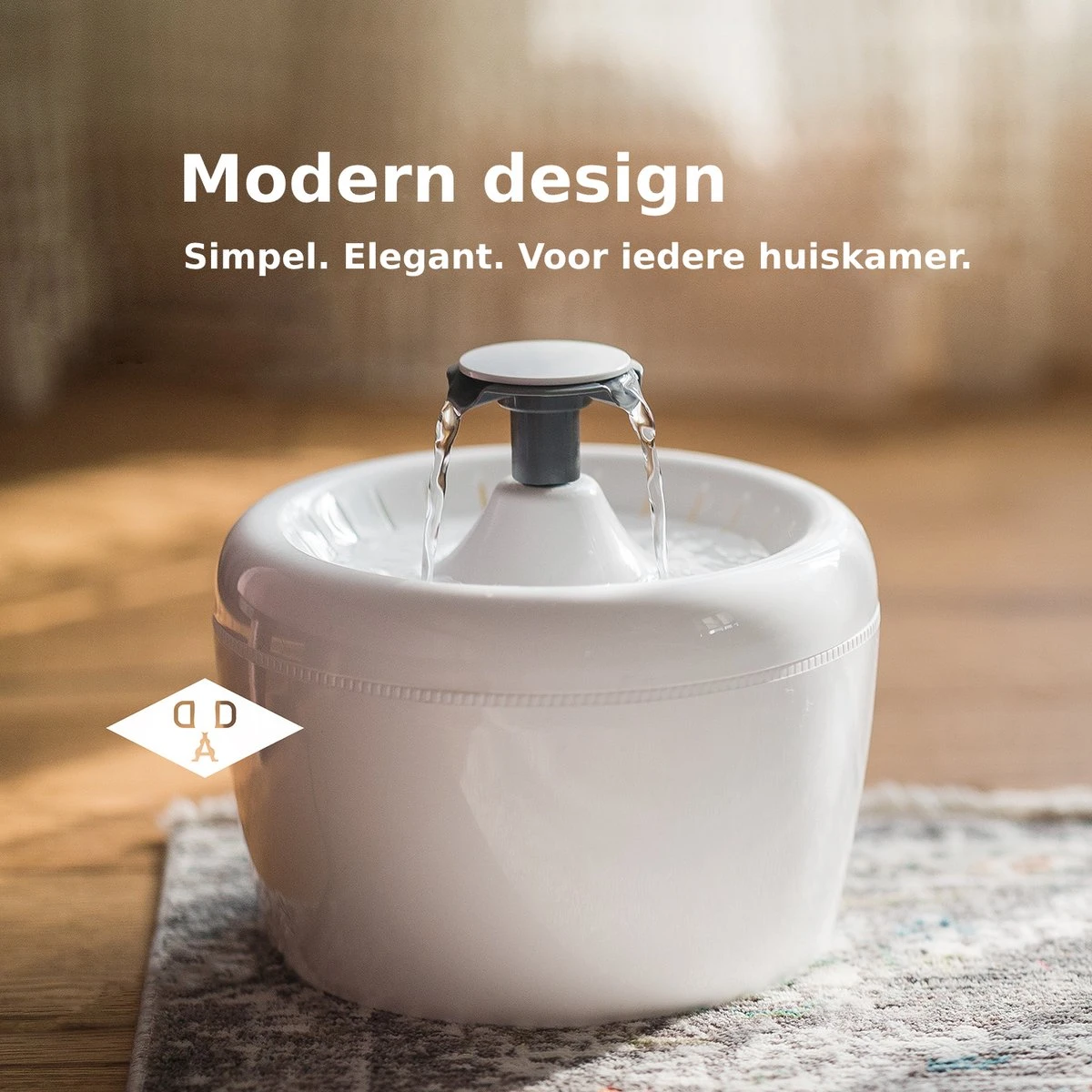 TrevoPet® Drinkfontein Kat - Waterfontein Kat - Kattenfontein - Fluisterstil - Drinkfontein - Drinkbak Kat - 2.5 Liter - Inclusief Filter - Wit 4 TrevoPet® Drinkfontein Kat - Waterfontein Kat - Kattenfontein - Fluisterstil - Drinkfontein - Drinkbak Kat - 2.5 Liter - Inclusief Filter - Wit - Afbeelding 2