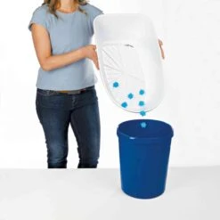 Trixie Berto Kattenbak Open Met Scheidingssyteem Donkergrijs/Blauw - 59X39X22 CM -Kattenbenodigdheden 1200x1200 345