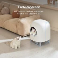 Petree Cube - Zelfreinigende Kattenbak - Automatisch - Bedienen Via De App - Katten - Anti-geur - 60 X 52 X 64 Cm -Kattenbenodigdheden 1200x1200 377