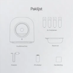 Petree Cube - Zelfreinigende Kattenbak - Automatisch - Bedienen Via De App - Katten - Anti-geur - 60 X 52 X 64 Cm -Kattenbenodigdheden 1200x1200 380