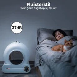 Dierboel Automatische Kattenbak - Zelfreinigende Kattenbak Met App - Ook Geschikt Voor Grote Katten 65L 11 Dierboel Automatische Kattenbak - Zelfreinigende Kattenbak Met App - Ook Geschikt Voor Grote Katten 65L -Kattenbenodigdheden 1200x1200 410
