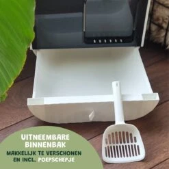De Blaffende Kat Moderne Kattenbak - Met Uitneembare Lade En Kattenbak Mat 17 De Blaffende Kat Moderne Kattenbak - Met Uitneembare Lade En Kattenbak Mat -Kattenbenodigdheden 1200x1200 418