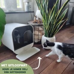 De Blaffende Kat Moderne Kattenbak - Met Uitneembare Lade En Kattenbak Mat 19 De Blaffende Kat Moderne Kattenbak - Met Uitneembare Lade En Kattenbak Mat -Kattenbenodigdheden 1200x1200 420