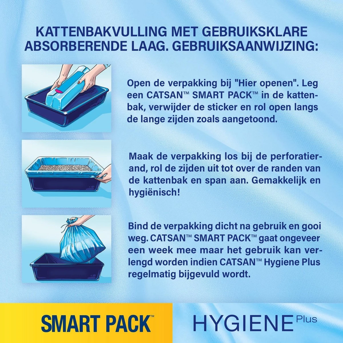 Catsan Smart Pack Kattenbakvulling - 2 X 4 L 7 Catsan Smart Pack Kattenbakvulling - 2 X 4 L - Afbeelding 5