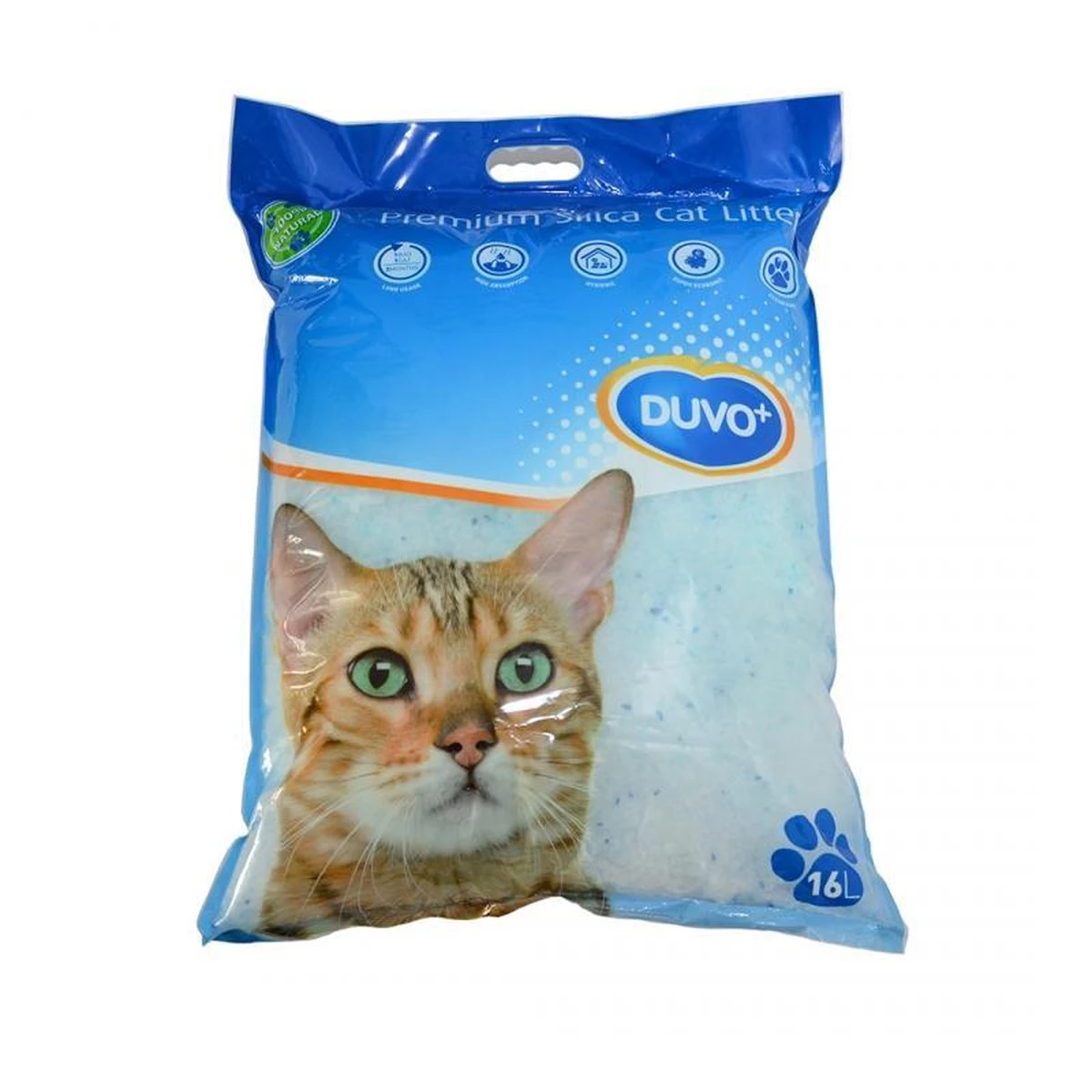 Duvo Silica Premium - Kattenbakvulling - 2 X 16L 4 Duvo Silica Premium - Kattenbakvulling - 2 X 16L - Afbeelding 2