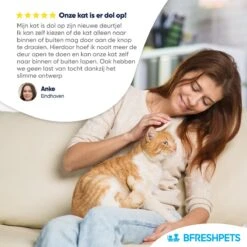 BFreshPets Kattenluik + Massageborstel - Met Tunnel - 4 Vergrendelingsstanden - Weersbestendig - Maat L - Zwart - 27 X 24 Cm 17 BFreshPets Kattenluik + Massageborstel - Met Tunnel - 4 Vergrendelingsstanden - Weersbestendig - Maat L - Zwart - 27 X 24 Cm -Kattenbenodigdheden 1200x1200 568