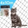 Kattennet Voor Balkon 4 X 10 M - Kattennet - Katten Gaas - Zwart -Kattenbenodigdheden 1200x1200 569