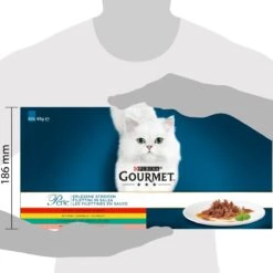 Gourmet Perle Mini Filets In Saus - Kattenvoer Natvoer - Kip, Konijn, Rund & Zalm - 60 X 85 Gr -Kattenbenodigdheden 1200x1200 63