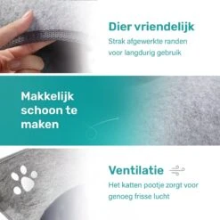 Kattenhangmat - Voor Aan Het Raam - Kom Vorm - Kattenmand - Raam - Hangmat Kat - Dieren - Kattenbed - Kattenmand - Slaapplek - Ligplaats - Grijs 11 Kattenhangmat - Voor Aan Het Raam - Kom Vorm - Kattenmand - Raam - Hangmat Kat - Dieren - Kattenbed - Kattenmand - Slaapplek - Ligplaats - Grijs -Kattenbenodigdheden 1200x1200 645