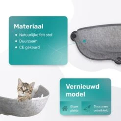 Kattenhangmat - Voor Aan Het Raam - Kom Vorm - Kattenmand - Raam - Hangmat Kat - Dieren - Kattenbed - Kattenmand - Slaapplek - Ligplaats - Grijs 15 Kattenhangmat - Voor Aan Het Raam - Kom Vorm - Kattenmand - Raam - Hangmat Kat - Dieren - Kattenbed - Kattenmand - Slaapplek - Ligplaats - Grijs -Kattenbenodigdheden 1200x1200 647