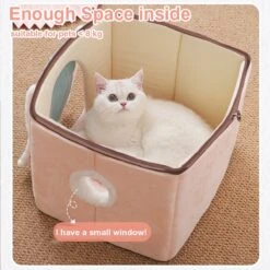 Merkloos Petsential Sakura Japanse Mand - Voor Katten (kattenmand) En Kleine Huisdieren (huisdierenmand) -Kattenbenodigdheden 1200x1200 673