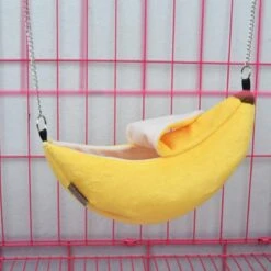 Merkloos Hamster Hangmat Banaan | Schommel Voor Hamsters/Kleine Knaagdieren | Hamster Speelgoed | Muis Speelgoed | Muis Hangmat -Kattenbenodigdheden 1200x1200 693