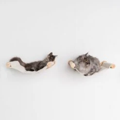 RHRQuality Wandmeubel Wandmontage Klimmuur Kat 53 X 43cm Luxe Hangmat XXL Creme Klim Wand Muur Krabpaal Katten Muurbevestiging -Kattenbenodigdheden 1200x1200 701