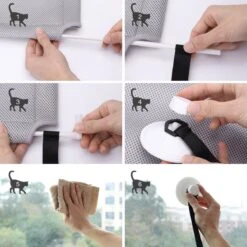 Nobleza 40AG6 - Kattenhangmat - Hangmat Kat - 60x32cm - Kattenhangmat Raam – Kattenbed - Kattenhangmand - Kattenkussen - Grijs 12 Nobleza 40AG6 - Kattenhangmat - Hangmat Kat - 60x32cm - Kattenhangmat Raam – Kattenbed - Kattenhangmand - Kattenkussen - Grijs -Kattenbenodigdheden 1200x1200 713