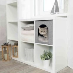 Trixie Kattenmand Iglo Ella Grijs - 33X33X37 CM -Kattenbenodigdheden 1200x1200 766