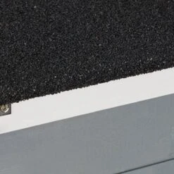 Relaxdays Kattenhuis Buiten - Groot Kattenhok Binnen - Hoog Kattenmeubel Grijs Hout - Tuin -Kattenbenodigdheden 1200x1200 779