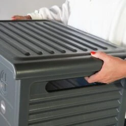 RHRQuality Kattenhuis Voor Binnen En Buiten Kattenhok Villa De Luxe Grijs -Kattenbenodigdheden 1200x1200 795