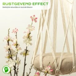 Qoods Kattenhangmat Macramé - Hangende Kattenmand Raam Of Radiator - Kattenbed - Poezenmand -Kattenbenodigdheden 1200x1200 806