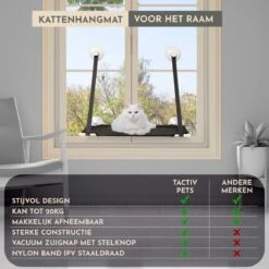 TACTIV PETS® Kattenhangmat | Hangmat Kat | Kattenhangmat Raam | Kattenmand 12 TACTIV PETS® Kattenhangmat | Hangmat Kat | Kattenhangmat Raam | Kattenmand -Kattenbenodigdheden 1200x1200 814