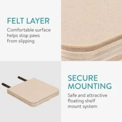 Navaris Katten Klimmuur 3 Tredes - 18 X 18 X 1,5 Cm Per Plankje - Katten Klimwand Van Hout - Inclusief Bevestigingsmateriaal 10 Navaris Katten Klimmuur 3 Tredes - 18 X 18 X 1,5 Cm Per Plankje - Katten Klimwand Van Hout - Inclusief Bevestigingsmateriaal -Kattenbenodigdheden 1200x1200 840