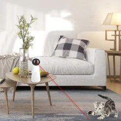 Merkloos Automatisch Kattenspeeltje Laser Intelligent Interactief Voor Katten – Laser Kat – 3 Verschillende Standen – Incl. Oplaadkabel – Geruisloze Motor -Kattenbenodigdheden 1200x1200 919