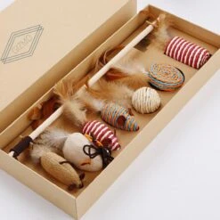 GIZMO Luxe Kattenspeeltjes Set - 7 Speeltjes - Interactieve Kattenhengel, Kattenspeelgoed & Speelmuisjes - Kitten Speeltjes 20 GIZMO Luxe Kattenspeeltjes Set - 7 Speeltjes - Interactieve Kattenhengel, Kattenspeelgoed & Speelmuisjes - Kitten Speeltjes -Kattenbenodigdheden 1200x1200 988