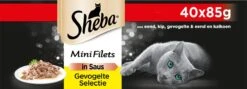 Sheba Mini Filets In Saus Kattenvoer Maaltijdzakjes Gevogelte 40 X 85 G 12 Sheba Mini Filets In Saus Kattenvoer Maaltijdzakjes Gevogelte 40 X 85 G -Kattenbenodigdheden 1200x434