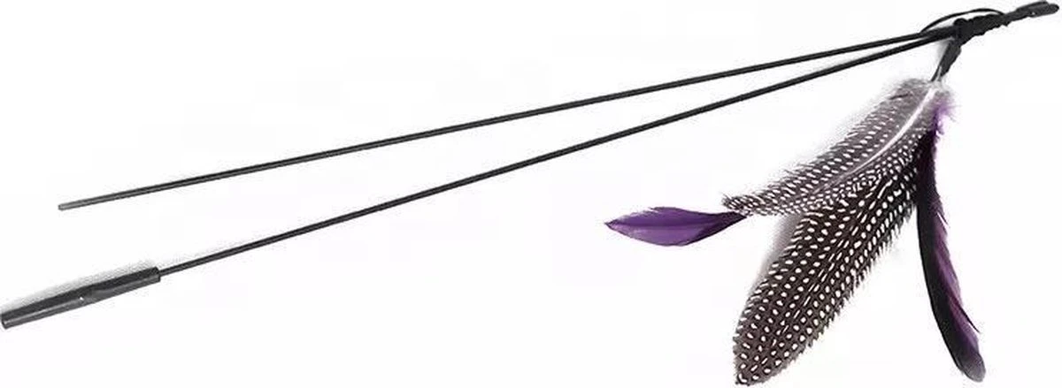 FUZLY - Kattenspeelgoed - Hengel Met Veer - +extra Veer - Kattenspeeltjes - Bewegend Kattenspeelgoed- Kattenspeeltjes Intelligentie - Kattenhengel - Kattenspeeltje Interactief 4 FUZLY - Kattenspeelgoed - Hengel Met Veer - +extra Veer - Kattenspeeltjes - Bewegend Kattenspeelgoed- Kattenspeeltjes Intelligentie - Kattenhengel - Kattenspeeltje Interactief - Afbeelding 2