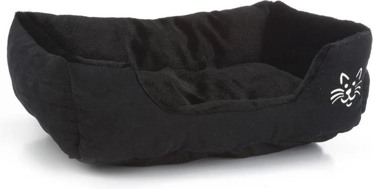 Beeztees Baboo - Kattenmand - Zwart - 48x37x18 Cm 3 Beeztees Baboo - Kattenmand - Zwart - 48x37x18 Cm