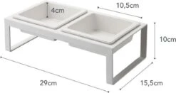 Yamazaki Tower Dierenvoerbakjes - Wit 15 Yamazaki Tower Dierenvoerbakjes - Wit -Kattenbenodigdheden 1200x636